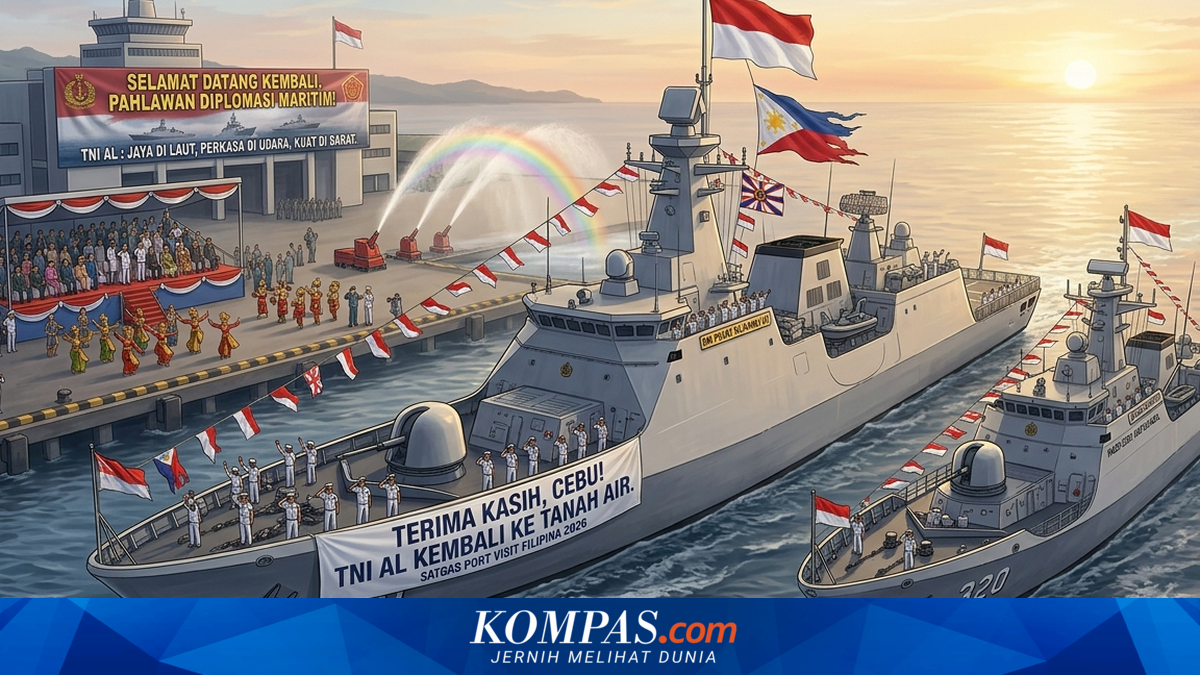 Three Indonesian Navy Warships Return to Indonesia After Port Visit in the Philippines