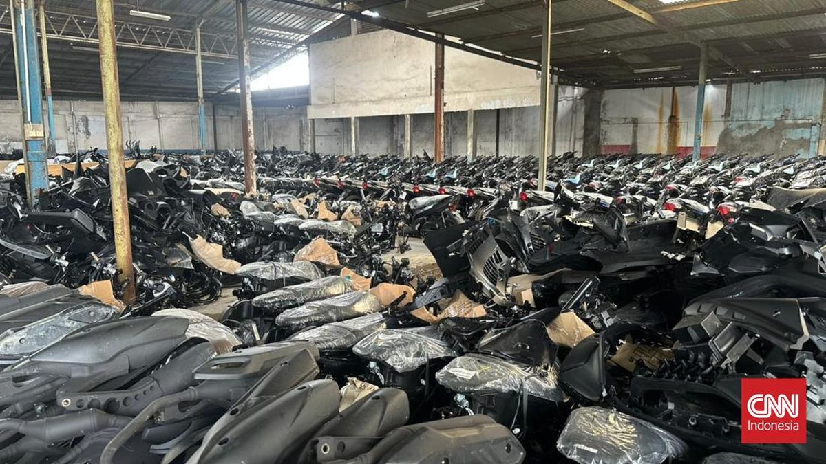 Police Bust Illegal Motorcycle Receiver in South Jakarta, 1,494 Vehicles Seized