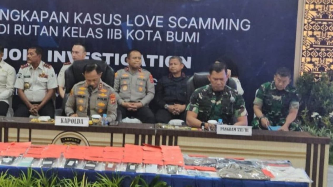 137 Inmates in Lampung Suspected of Running Love Scams from Inside Detention Centre