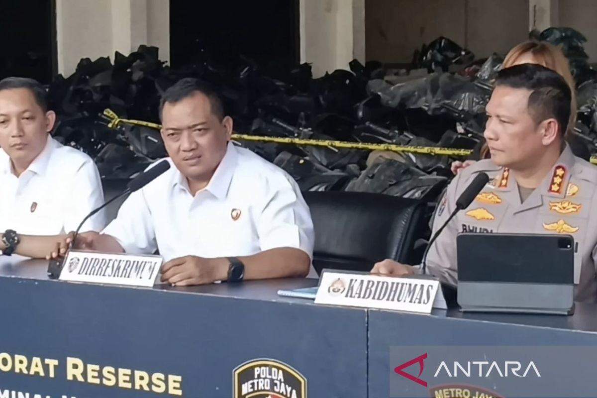 Metro Jaya Police Uncover Alleged Hoarding of Thousands of Motorcycles in South Jakarta