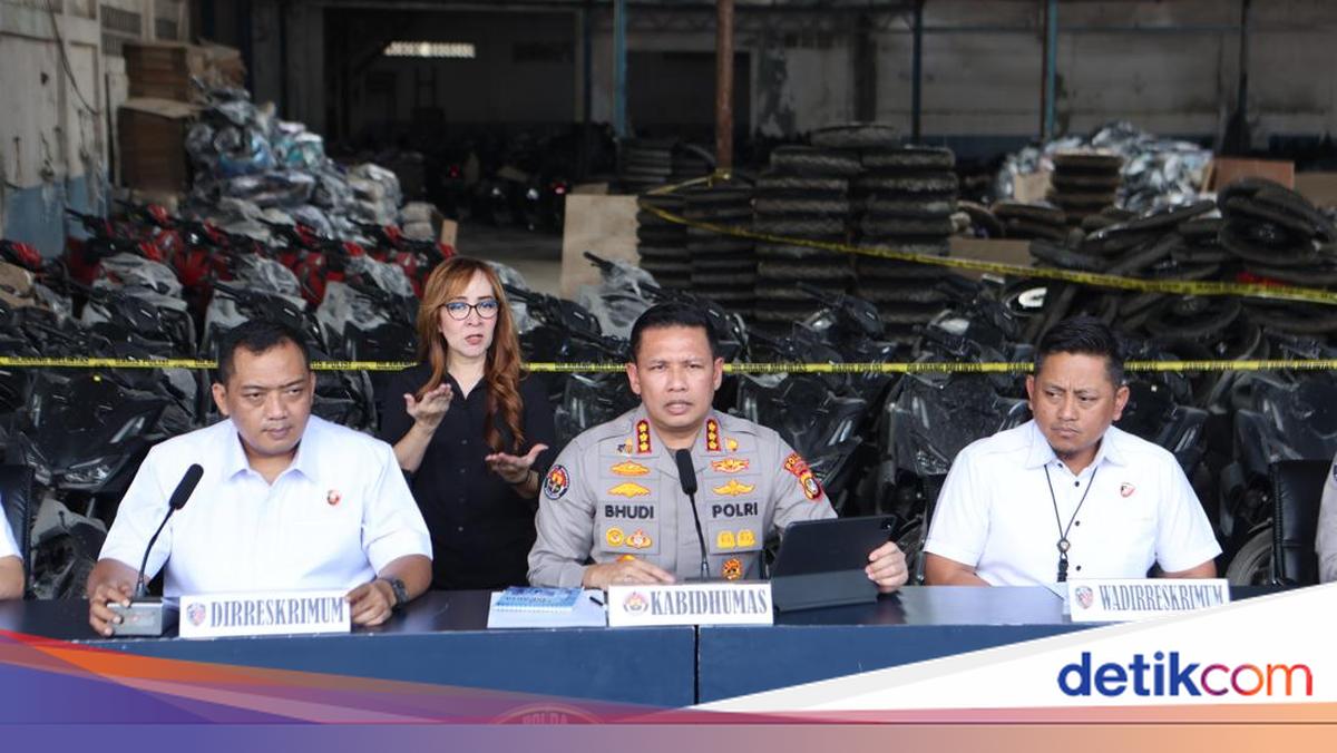 Police Seize 1,494 Illegal Motorcycles in South Jakarta Warehouse, PT Director Arrested