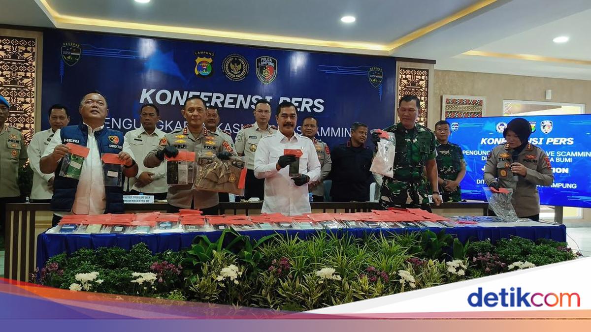 Ministry of Imipas and Lampung Police Uncover 145 Inmates in Kotabumi Involved in Love Scamming