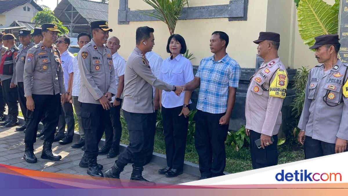 Supporting Food Security, Gianyar Police Chief Inspects Polsek Ubud's Backyard Land