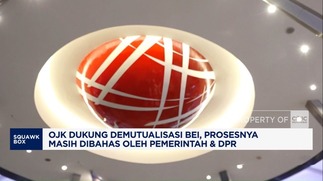 Video: OJK Supports Demutualisation of BEI, Process Still Being Discussed by Government