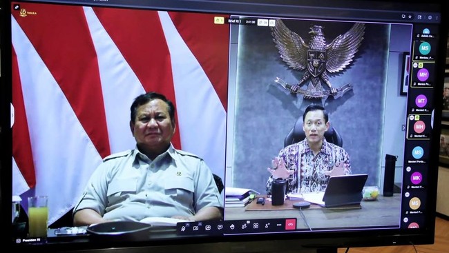 AHY Reports to Prabowo Yesterday Afternoon, Mentions Java North Coast Rescue