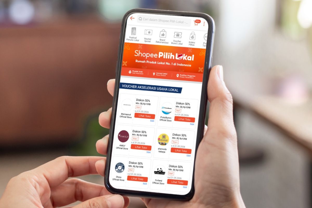 Shopee prepares special vouchers for shops with 100% local products
