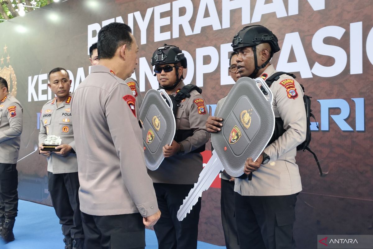 Opening Rakernis Slog, Police Chief Strengthens Personnel Equipment to Secure the Public