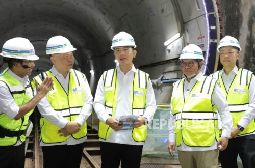 Gibran and Pramono Inspect Progress of Jakarta MRT: Reaching Monas by 2027