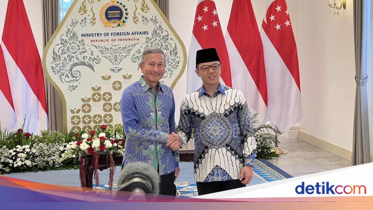 Sugiono Meets Singapore Foreign Minister, Discusses Energy to Industrial Cooperation
