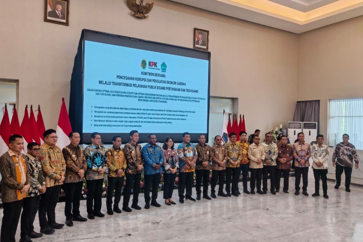 ATR/BPN and KPK Strengthen Land Service Transformation in the Regions
