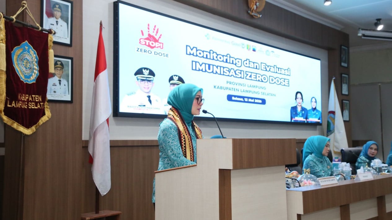 TP PKK Expert Yane Ardian Appreciates Regional Commitment to Addressing Zero Dose during Visit to South Lampung