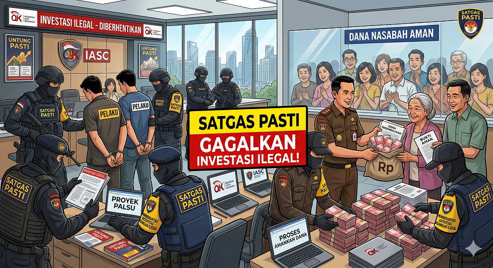Beware of Bogus Investments Impersonating Foreign Companies: Satgas PASTI Secures 3 Entities