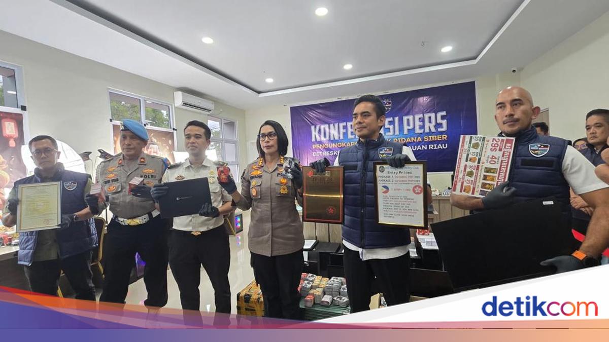 Police Arrest 24 Foreign Nationals Linked to Online Gambling Live Streams on Facebook in Batam
