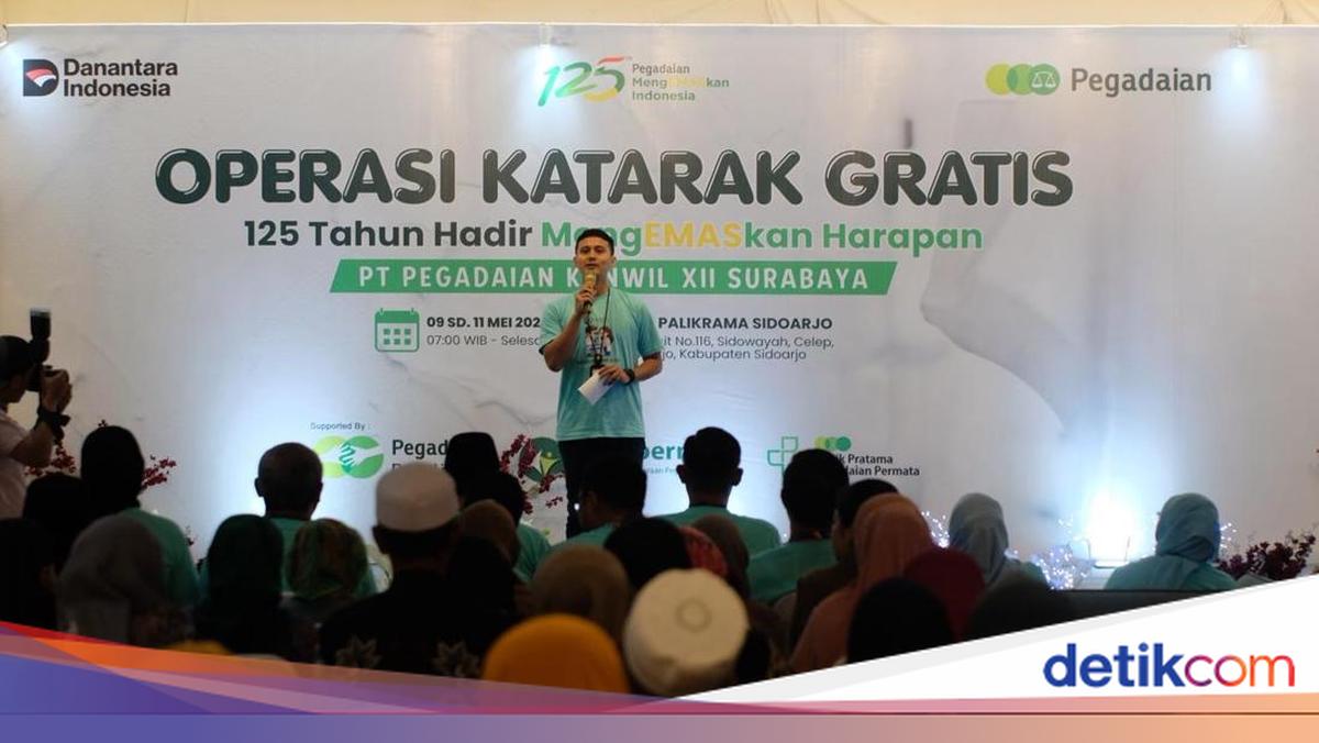 Pegadaian Holds Free Cataract Surgery Programme in Sidoarjo, East Java