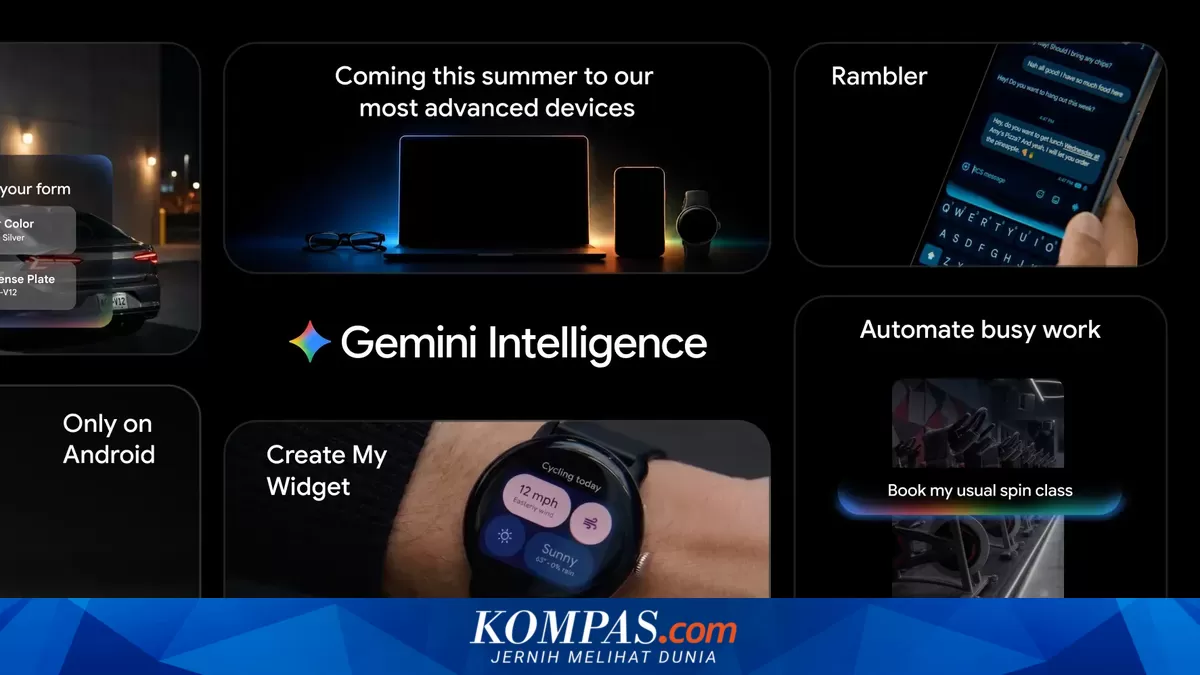 Google Announces Gemini Intelligence: Just Tell the AI What to Do