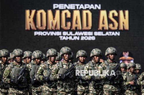 500 South Sulawesi Civil Servants Officially Become Ground Force Reserve Component Soldiers
