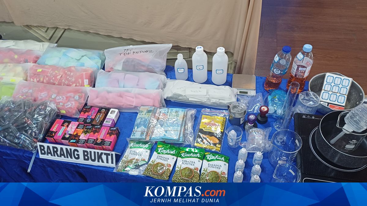 Kitchen Spices Modus: Foreign Nationals in North Jakarta's Ancol Smuggle Vape Raw Material Etomidate from China