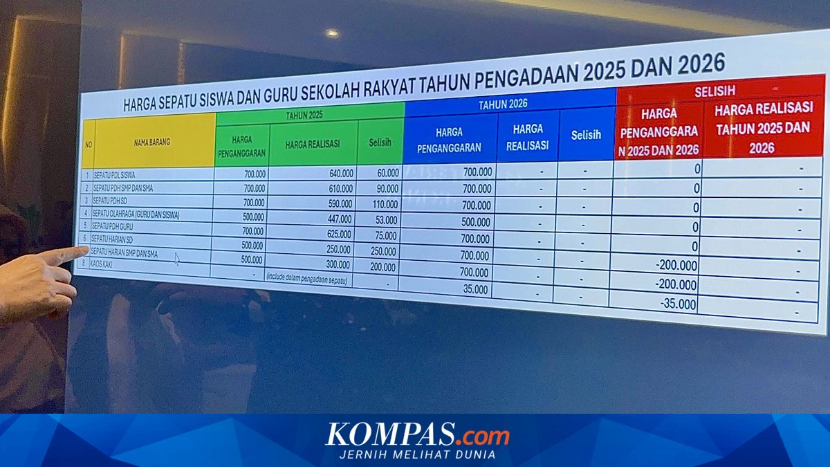 Social Affairs Ministry Explains School Procurement for People's School Shoes Must Use Tender Process