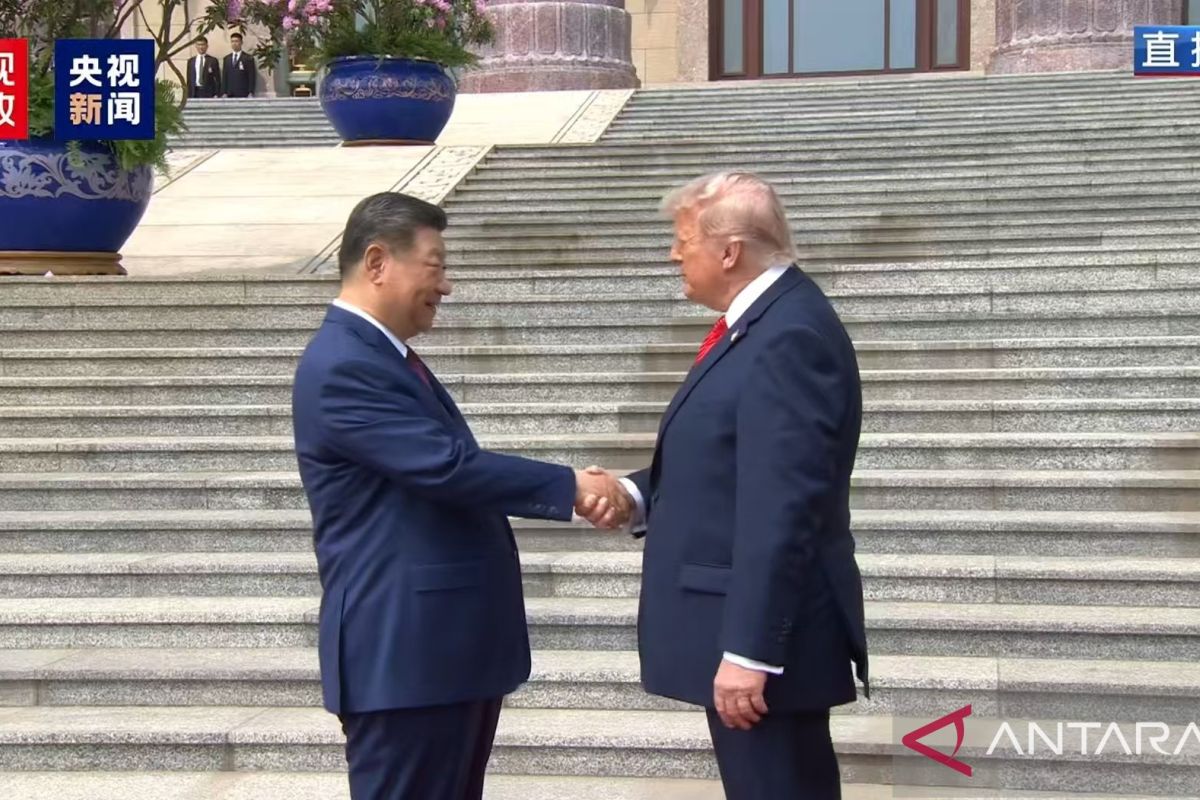 President Xi Welcomes President Trump at the Great Hall of the People