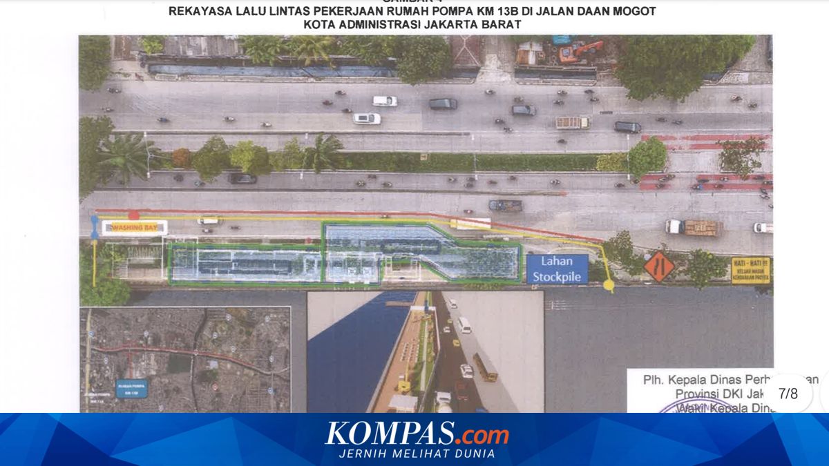 Traffic Engineering During Partial Closure of Daan Mogot Road in West Jakarta for Excavation Project Until 2027