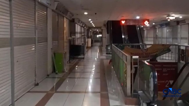 Floor 3A of Tanah Abang Market as Desolate as a Graveyard, Traders Flee in Droves
