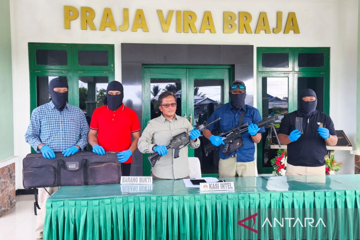 Korem 173 Discovers Two Weapons in Home of Foreign Nationals Involved in Illegal Mining