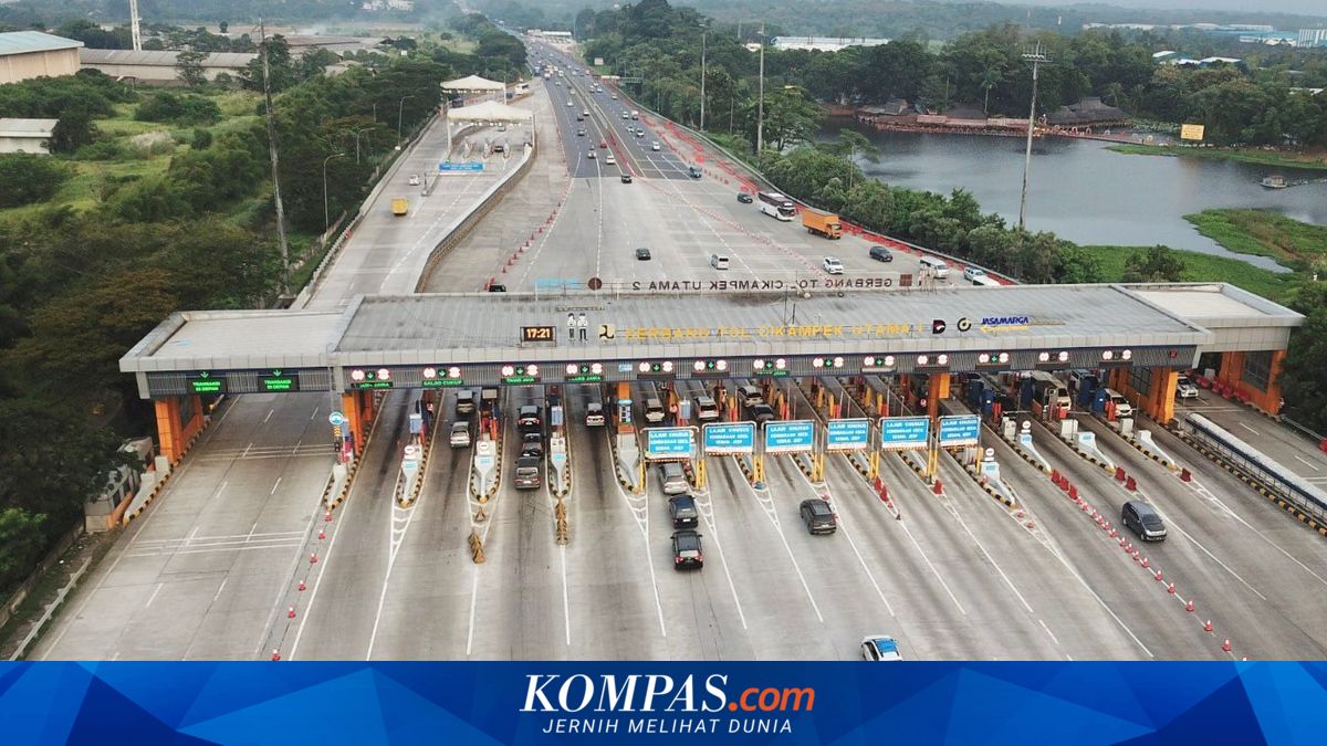 38,676 Vehicles Leave Jakarta via Cikampek Main Toll Gate