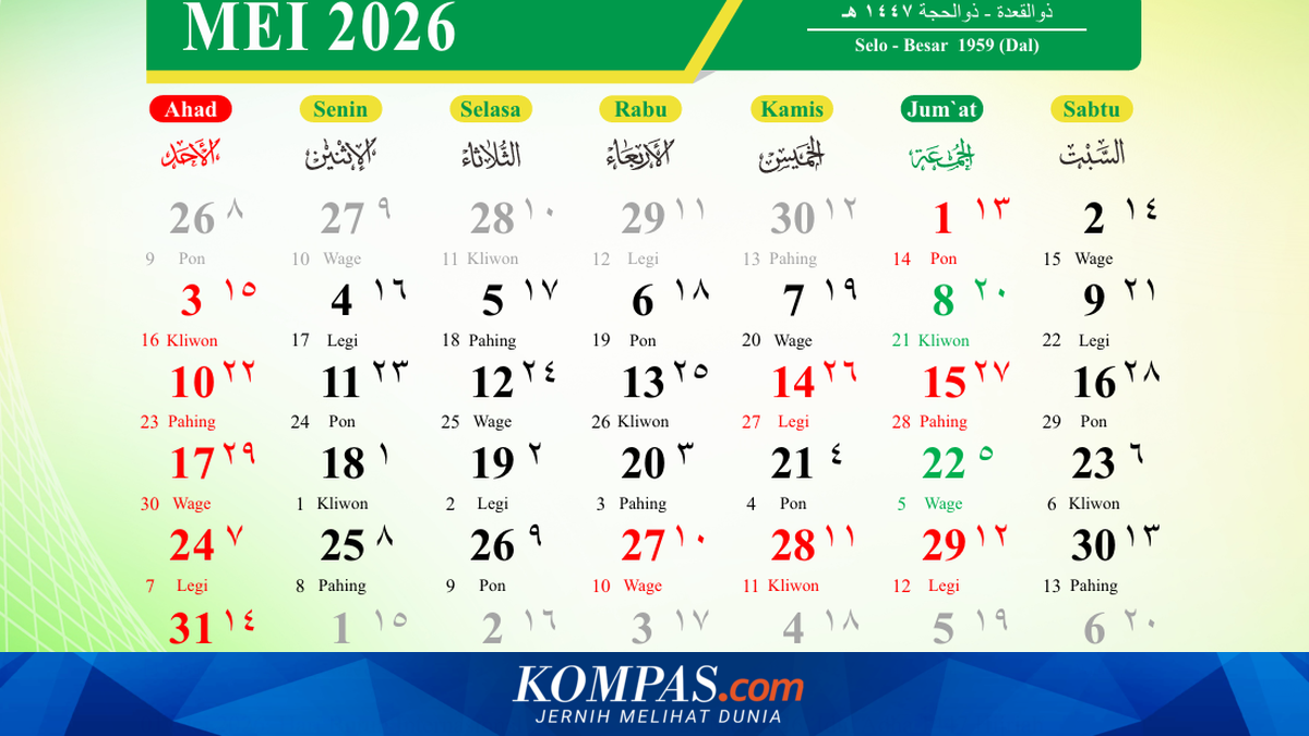 Is 15 May 2026 a Holiday? Here is the Schedule of National Holidays and Collective Leave in May 2026