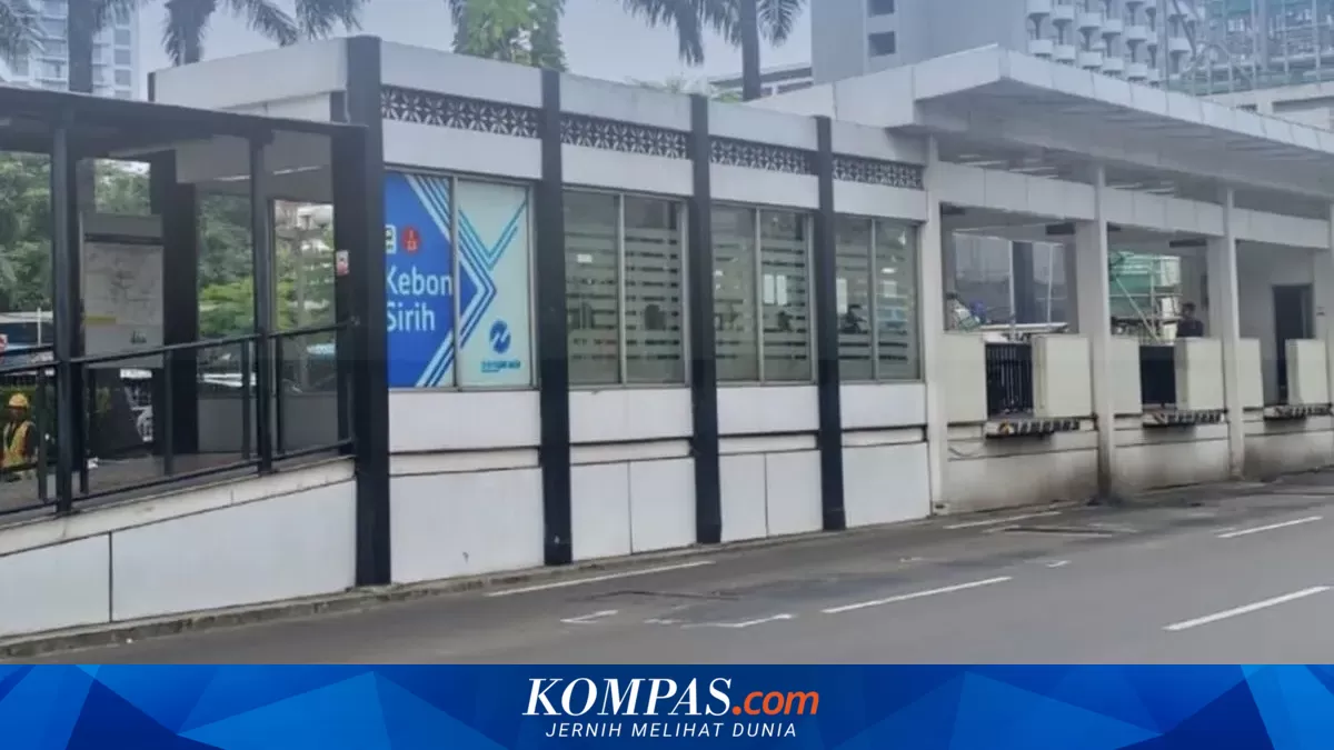 Kebon Sirih Bus Stop towards Blok M Temporarily Closed Starting Today, Note the Times