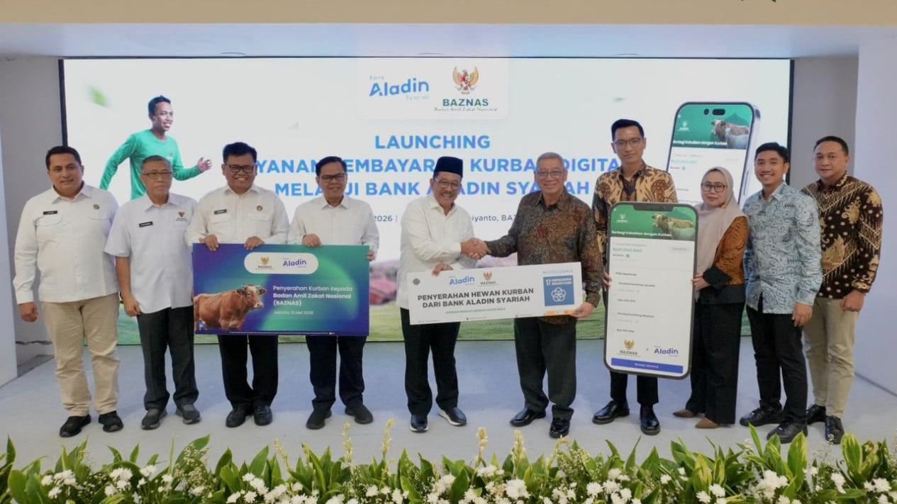Partnering with BAZNAS, Bank Aladin Offers Digital Qurbani Services