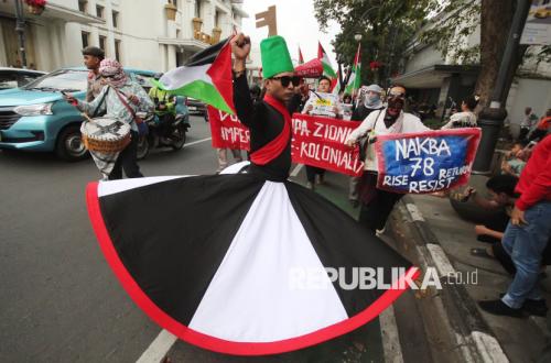 Commemorating the Nakba Tragedy, Demonstrators Call for Palestinian Independence
