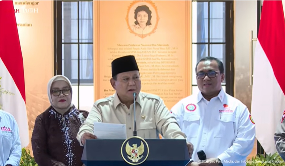 Prabowo on the Murder of Marsinah: 'This Happened in the Past, We Must Make Amends'