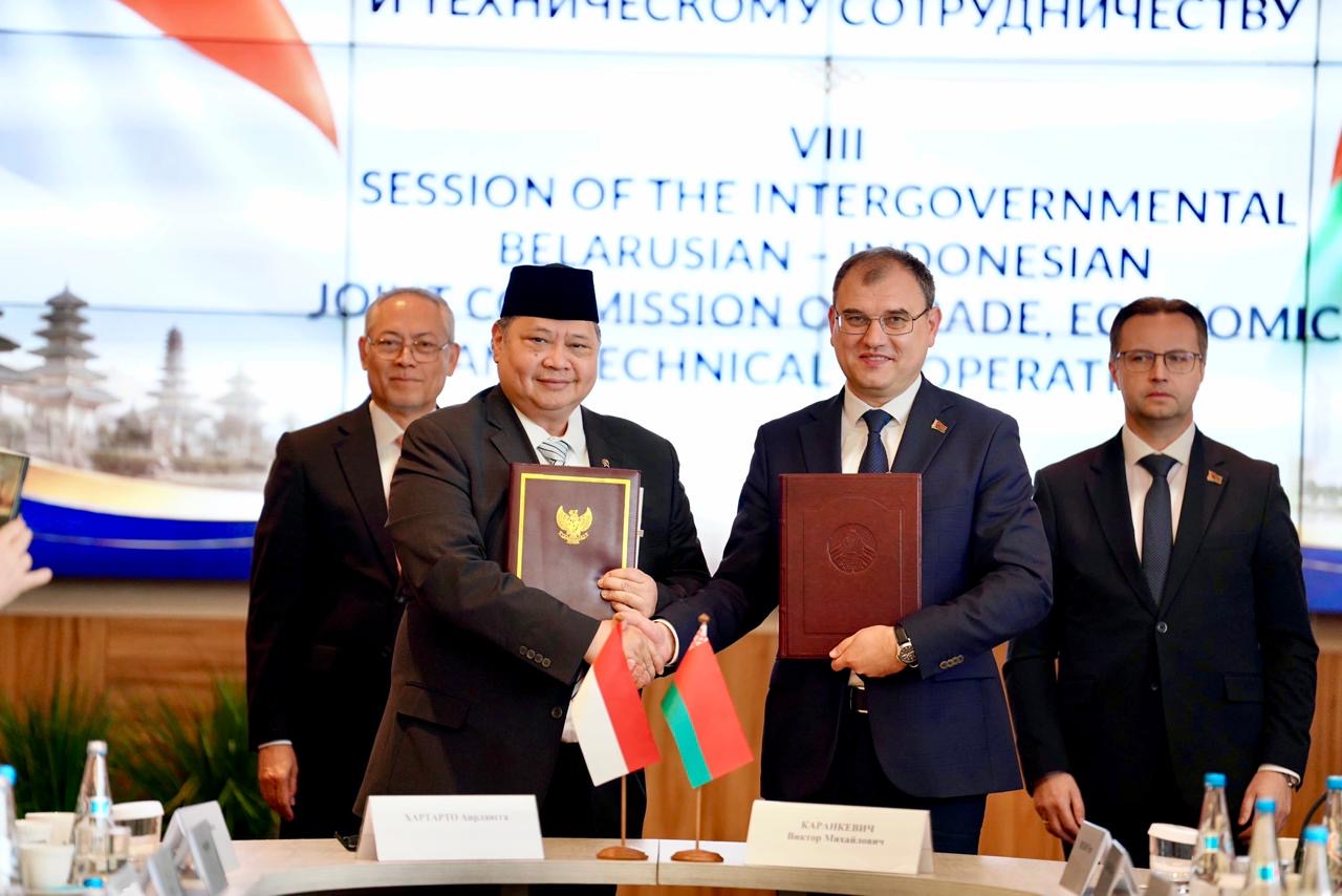 Airlangga Secures IDR 7 Trillion in Business Agreements from Belarus