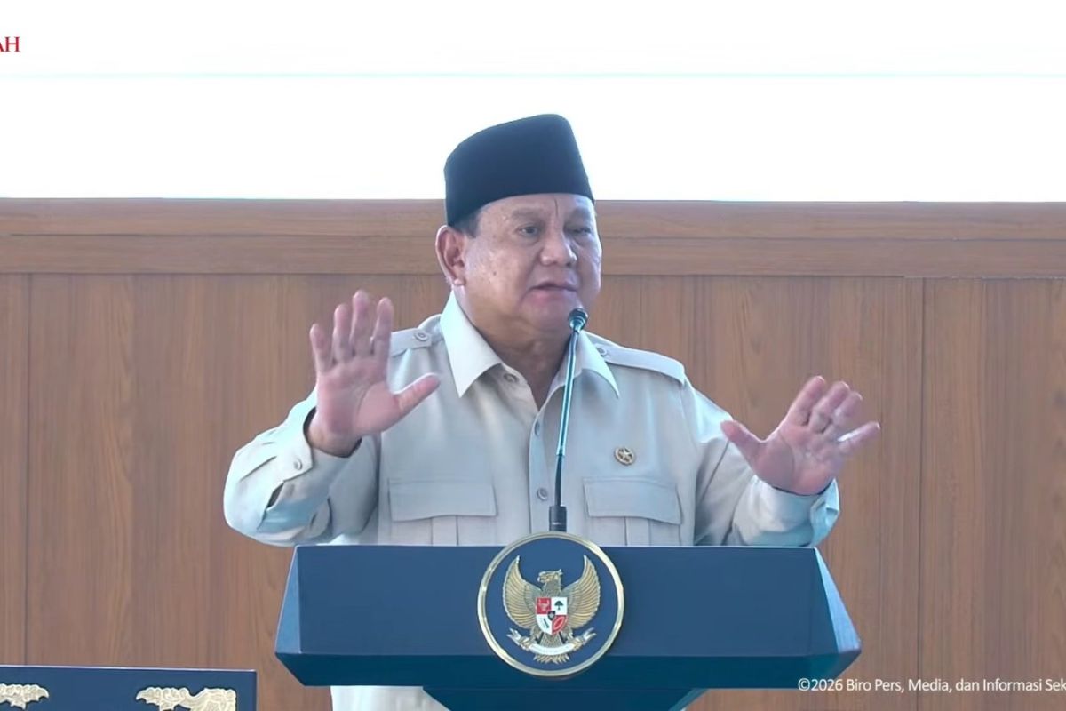 Prabowo: Countries that once considered themselves superior are now buying rice from Indonesia