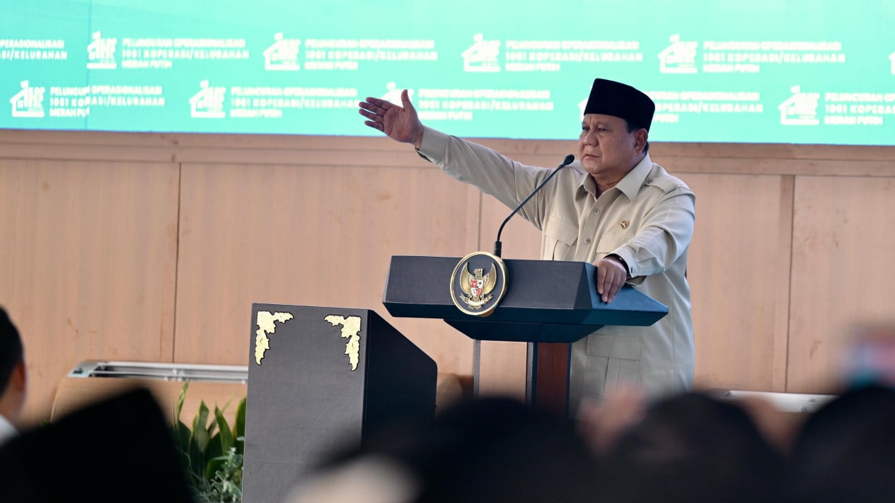 Prabowo Highlights Positive Impact of Free Nutrition Programme and Red and White Village Cooperatives on Boosting Village Economies