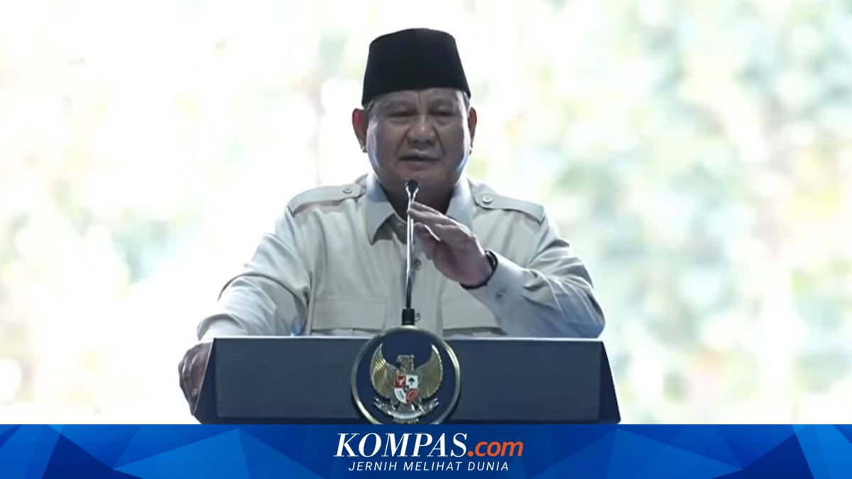 National Police Chief Has Not Received the Mahaputera Star, Prabowo: The President Will Award It