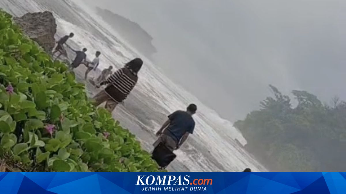 Timeline of Tourist's Death After Being Swept Away by Waves at Madasari Beach, Pangandaran