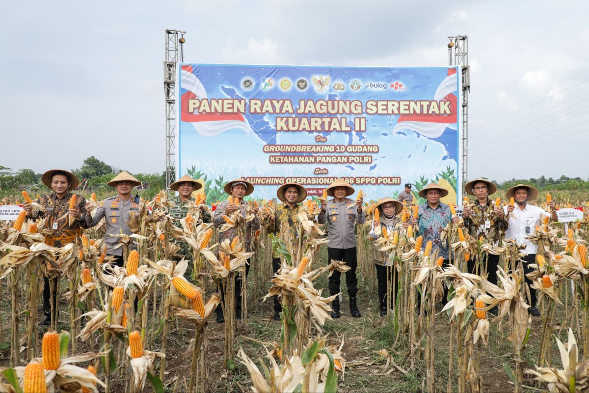 Central Java Province Supports Polri's Efforts to Enhance Food Security