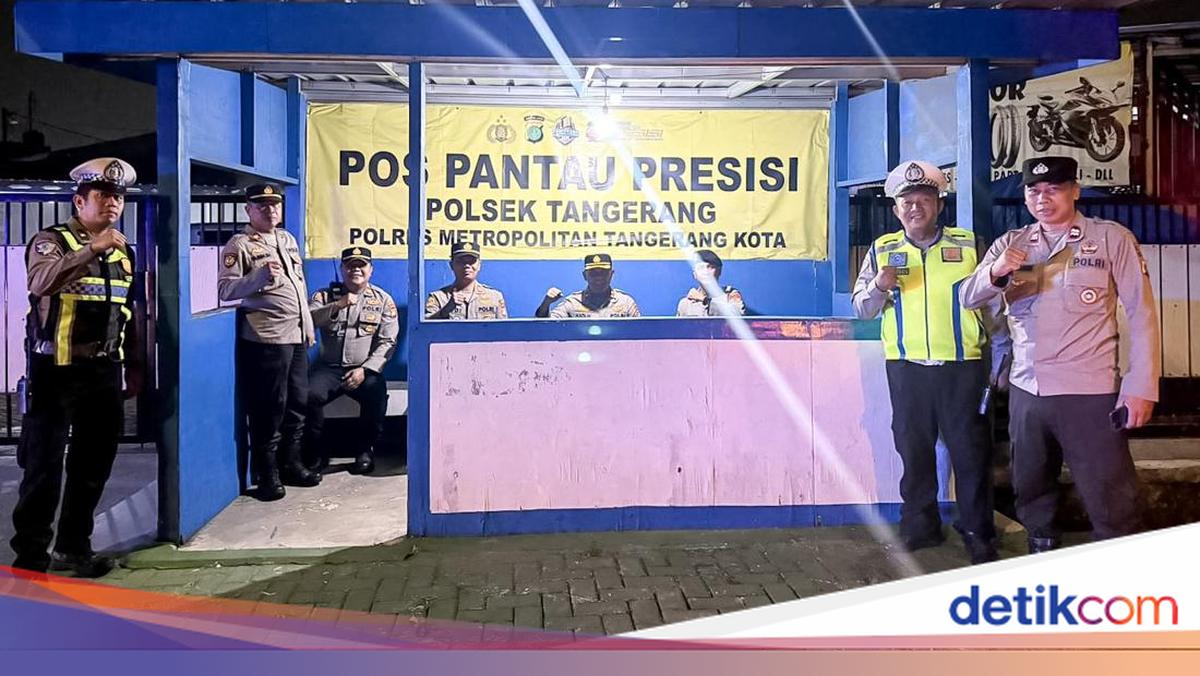 To Prevent Public Disorder, Police Set Up 22 Monitoring Posts in Tangerang City