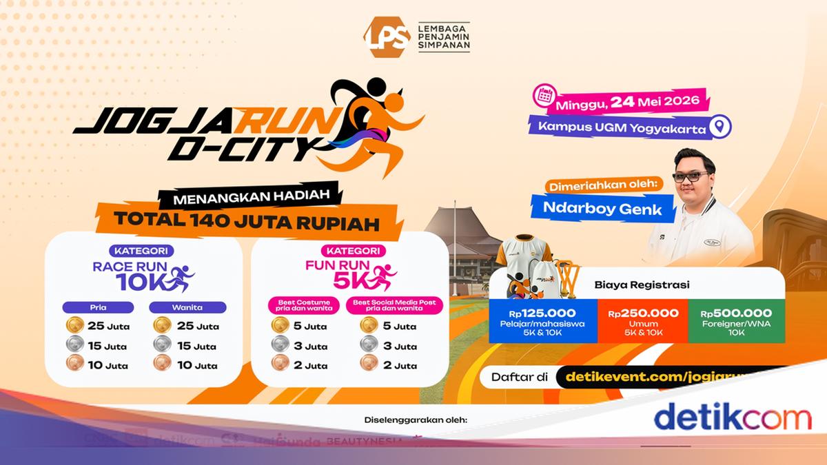 Registration for the Jogja Run D-City 2026 is Still Open! Join Now to Win IDR 25 Million