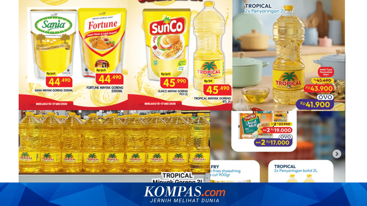 Cooking Oil Promotions at Superindo, Lotte Mart, and Hypermart in May 2026