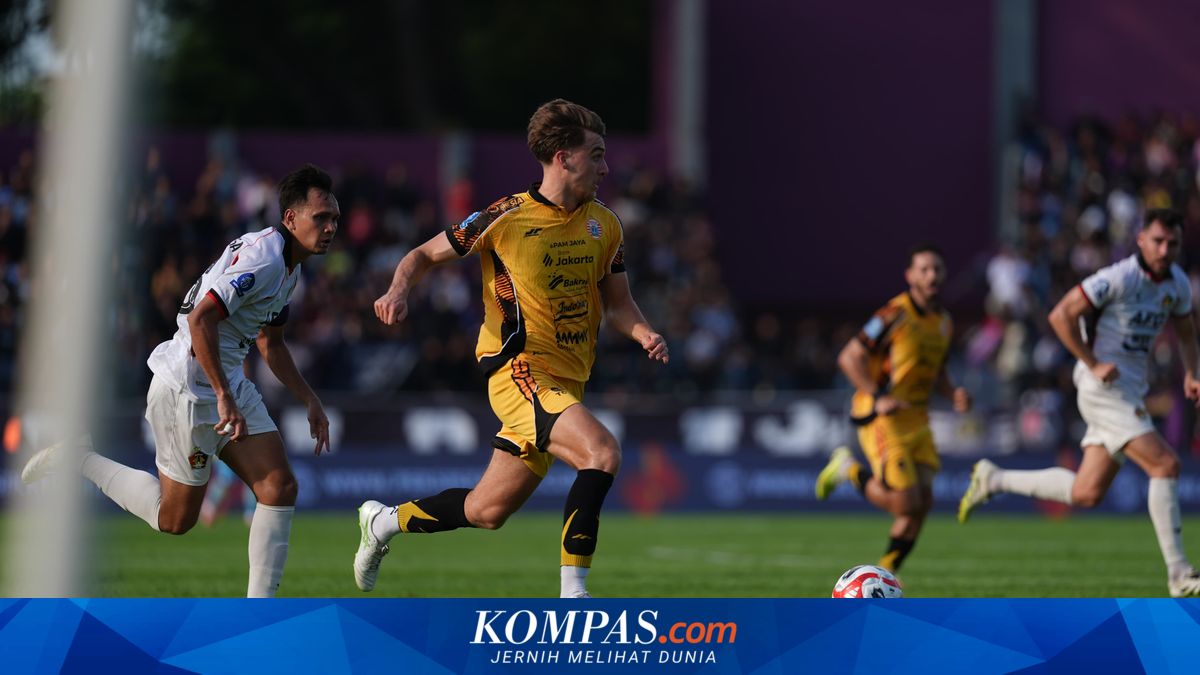 Mauro Zijlstra Plays for 55 Minutes Against Persik, Persija Coach Provides Assessment