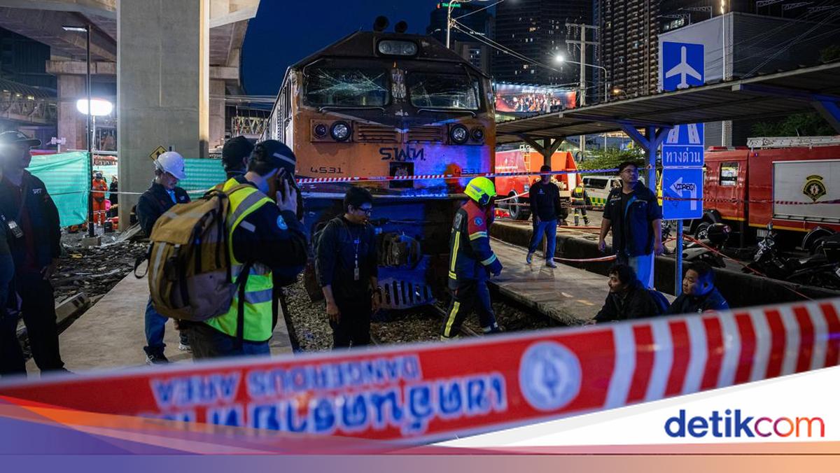 Deadly Train and Bus Collision in Thailand Causes Bus to Catch Fire