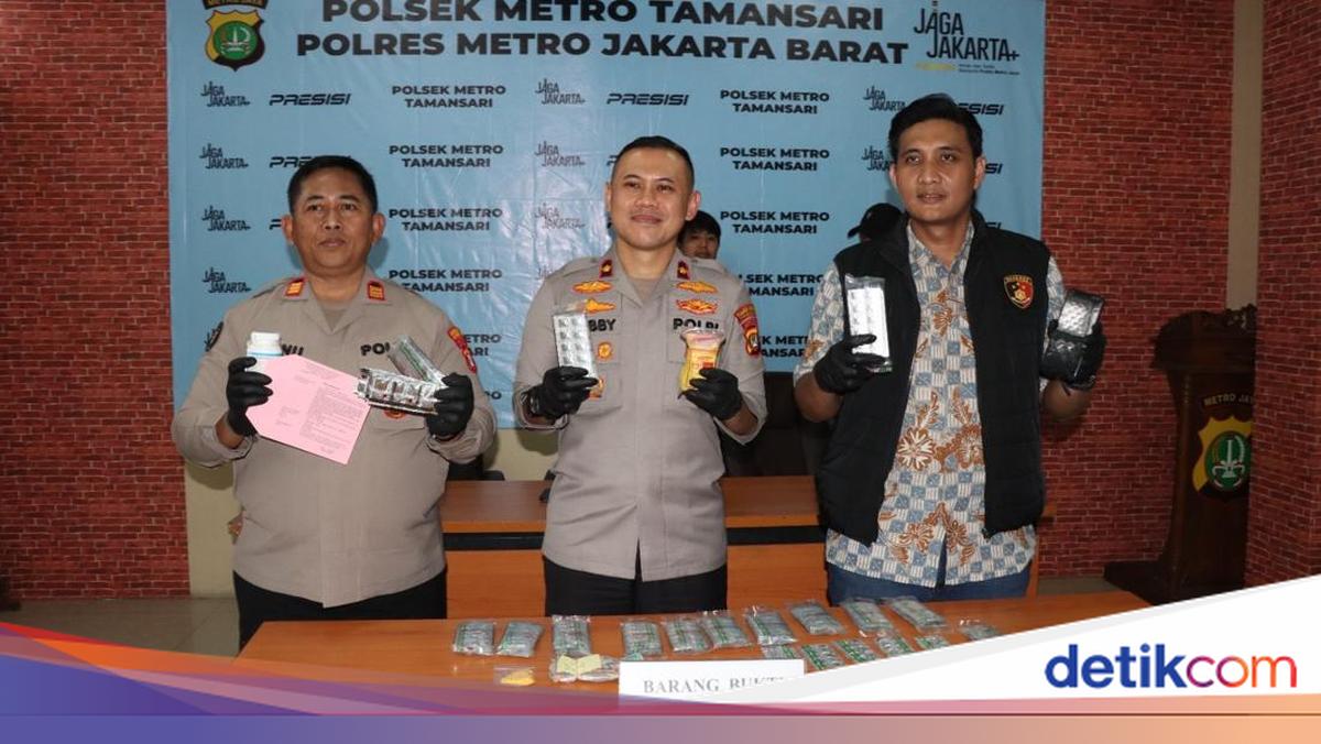 Police Raid Grocery Store in West Jakarta for Selling Tramadol and Hexymer