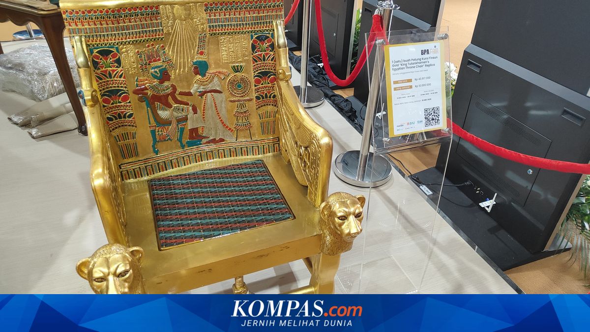 Pharaoh's Throne Replica, Seized in Asabri Case, Auctioned at BPA Fair 2026