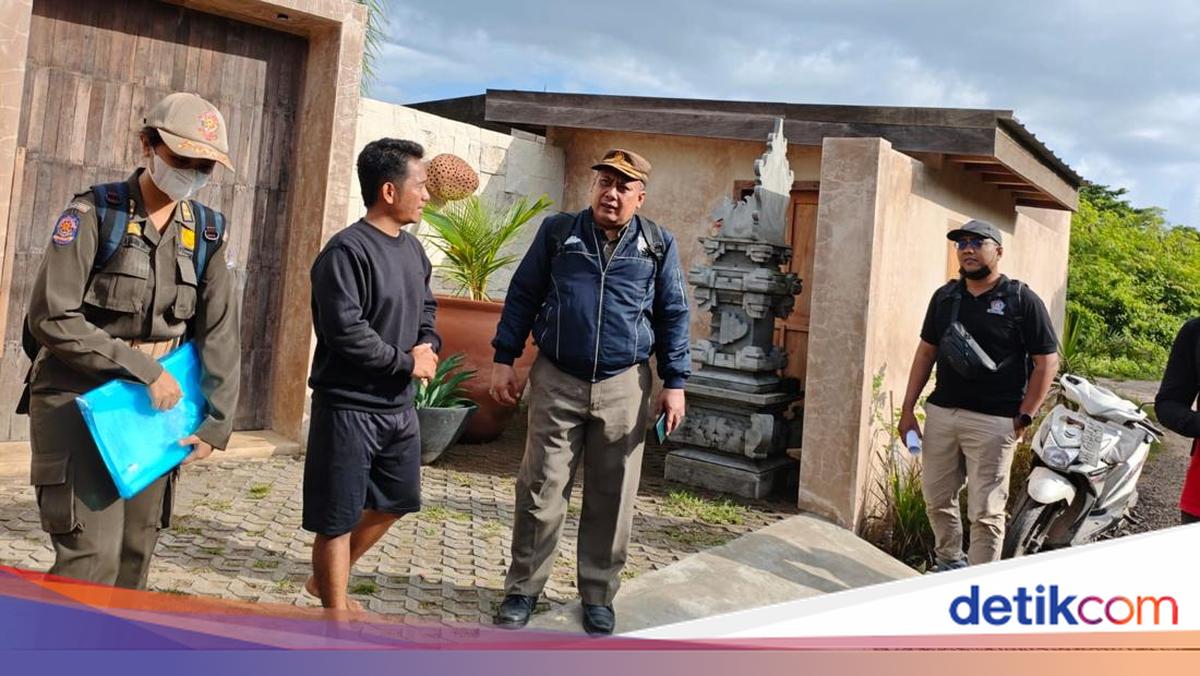 Satpol PP Closes 6 Villas, 2 Padel Courts, and 1 Modern Retail Store in Nusa Penida