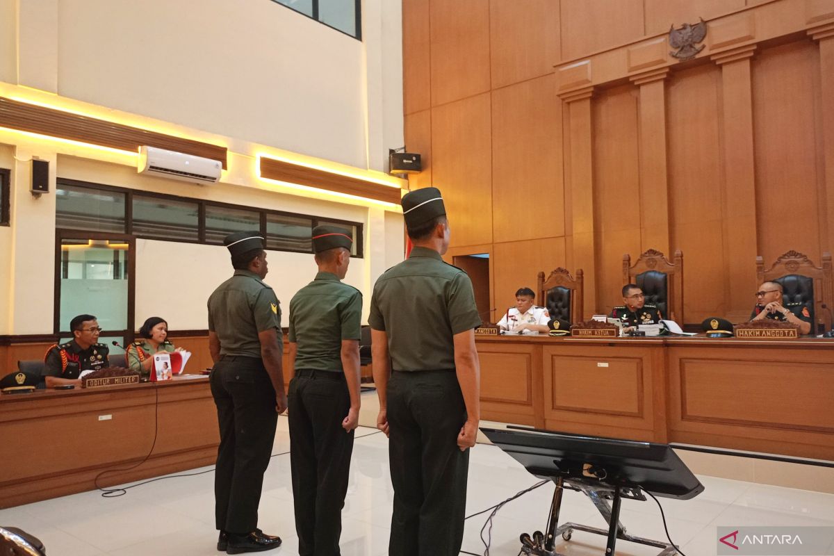 Military Prosecutor Demands 4 to 12 Years Imprisonment for TNI Soldiers in Bank Manager Murder Case