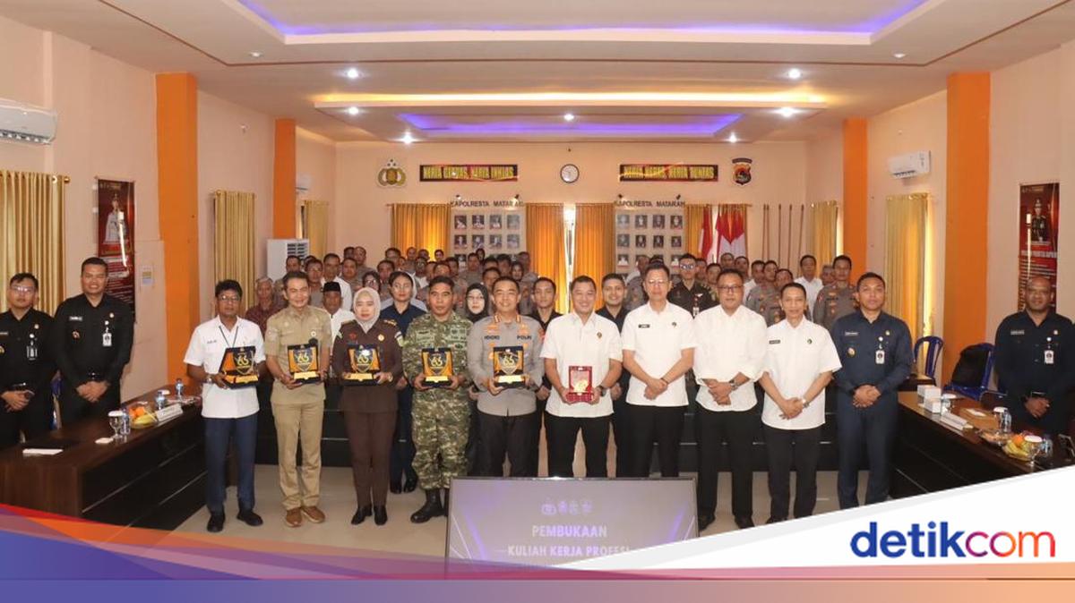 Polri Police Leadership School Visits Mataram City Police to Strengthen Leadership Skills