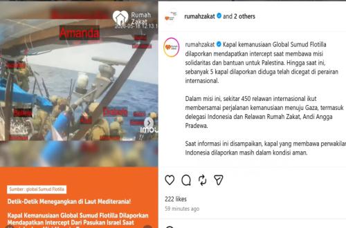 Israel Seizes GSF Fleet Carrying Indonesian Citizens and Journalists, Hamas: This is Piracy