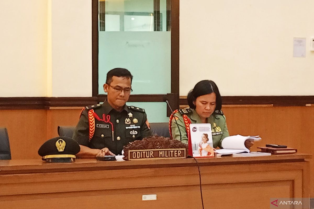 Military Prosecutor States Three TNI Defendants Not Proven to Have Planned Bank Branch Manager's Murder
